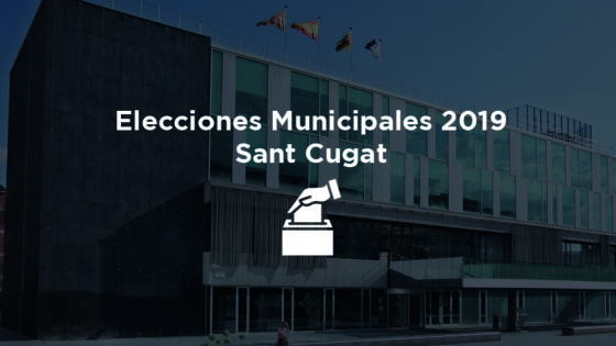 foto de elecciones muncipales 2019 en Sant Cugat del Valles